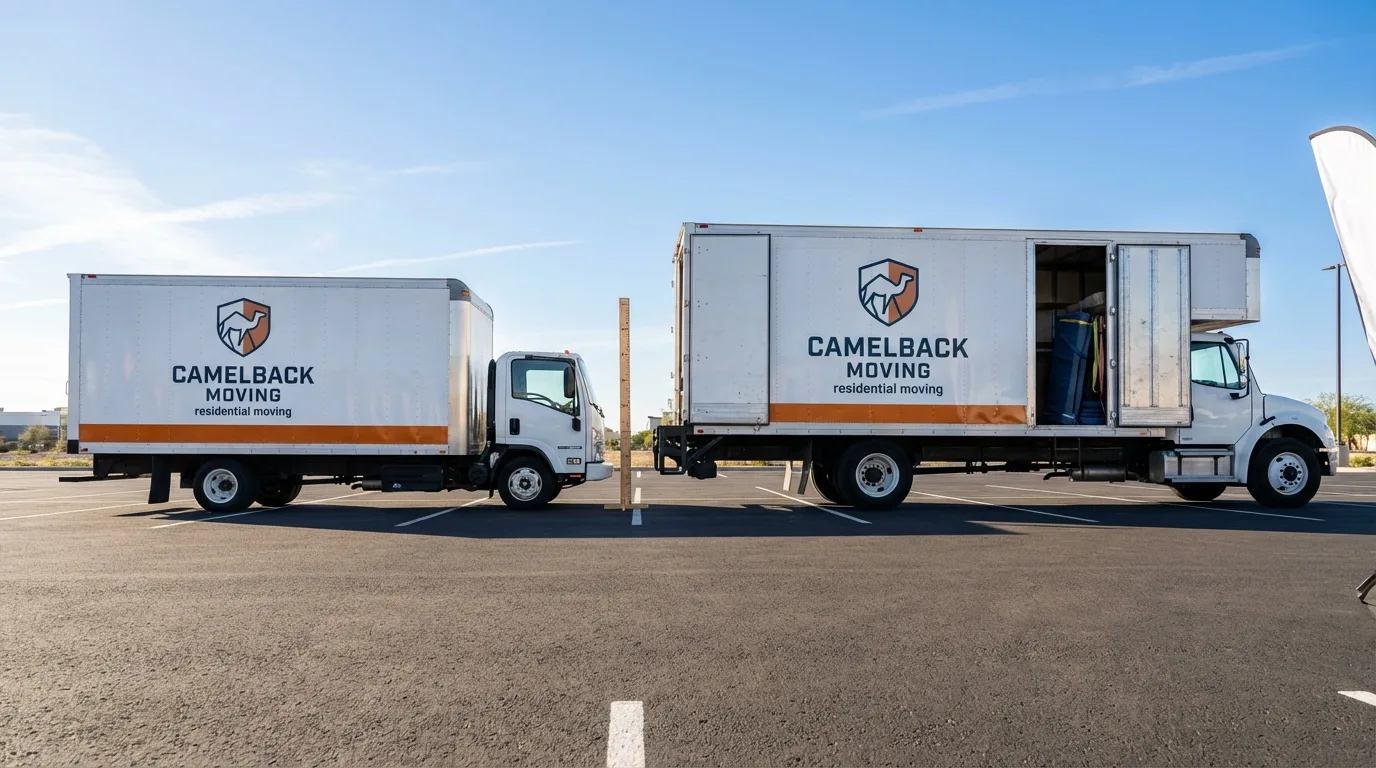 Moving truck size capacity guide in Moundsville